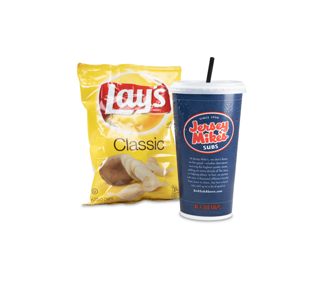 Regular Drink & Chips Combo